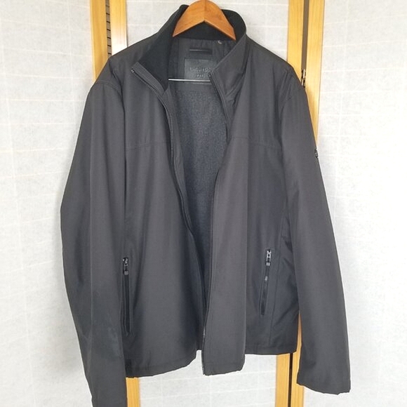 Men's Calvin Klein Black XXL Jacket Zip Up Harrington Bomber - Picture 2 of 10